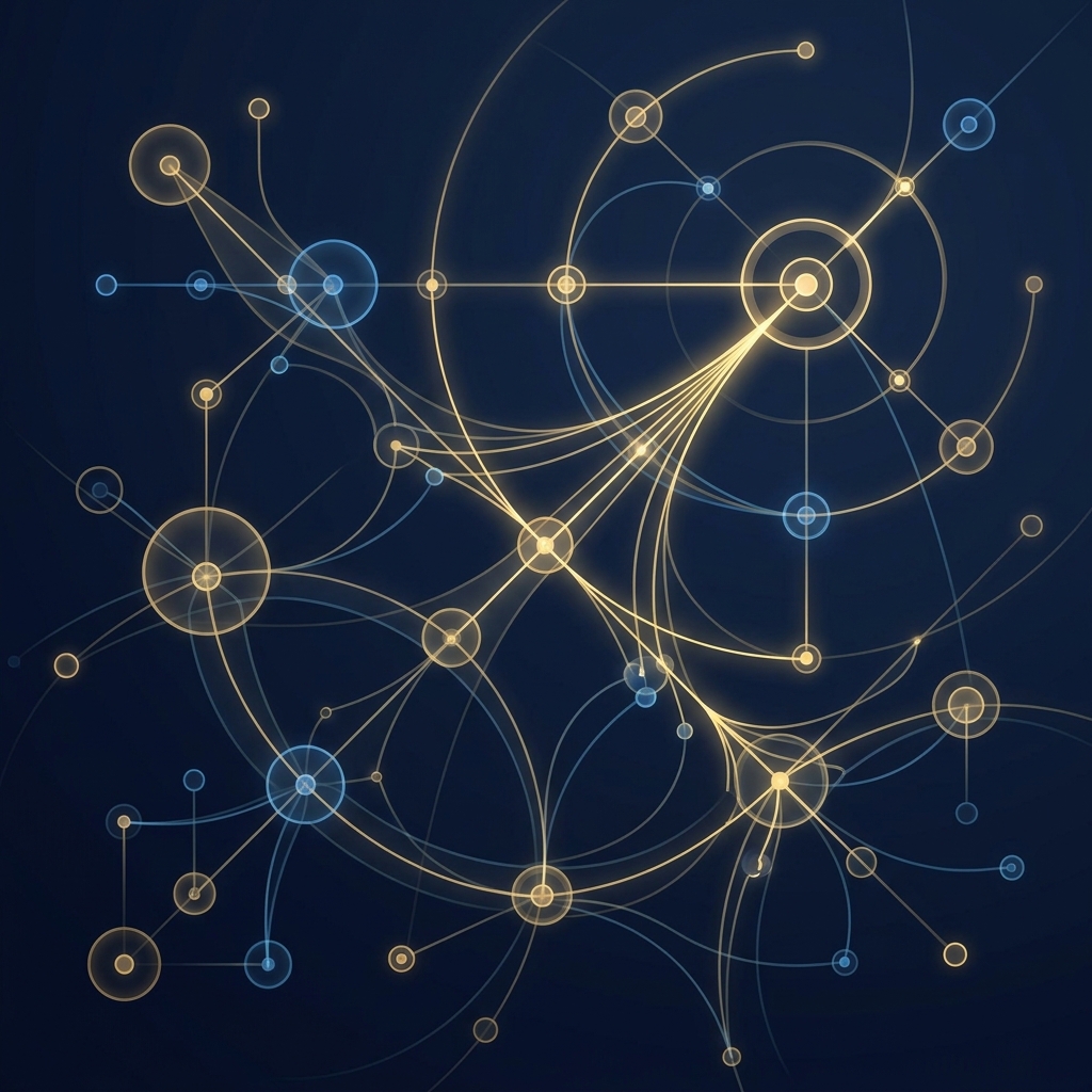 Target Market Conceptual Network Graphic